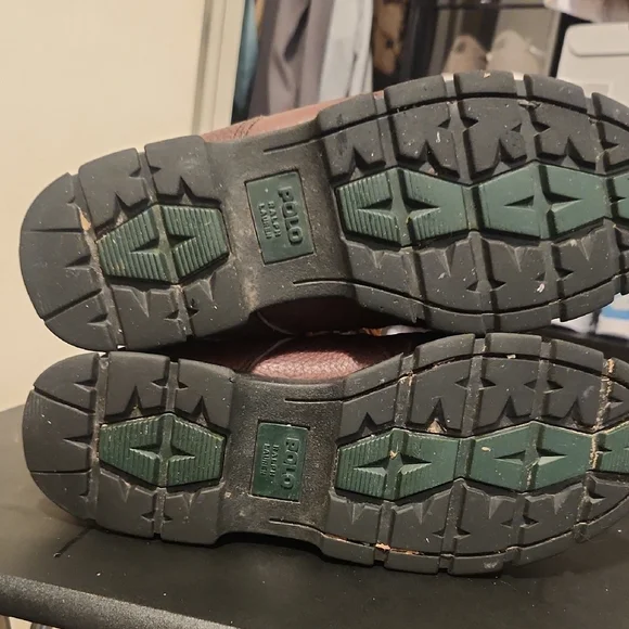 Polo by Ralph Lauren Brown Leather Boots Outdoor Style - Picture 9 of 10